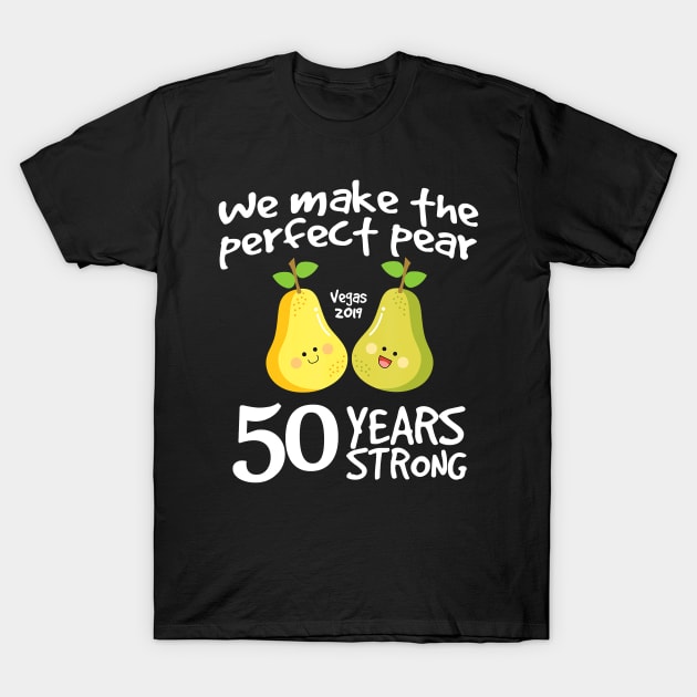 Perfect Pear For Matching Couple 50th Anniversary Gift Idea T-Shirt by jrgenbode